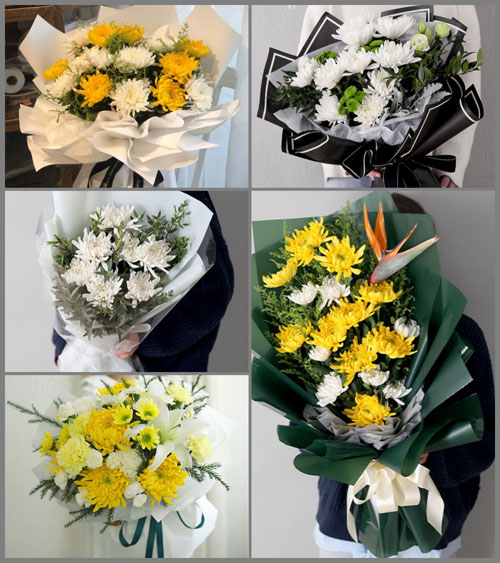 福建福州长乐市金峰镇后团村白事花束代送